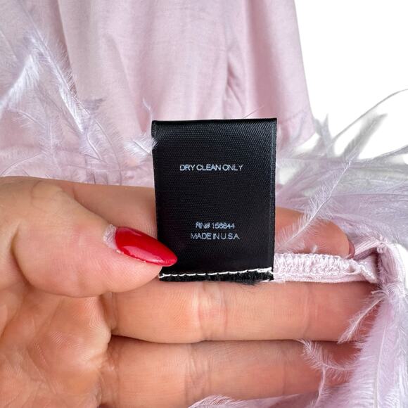 Le Superbe Pastel Pink Feather Trim Cotton Short Sleeve Baby Tee T-shirt - Picture 11 of 13